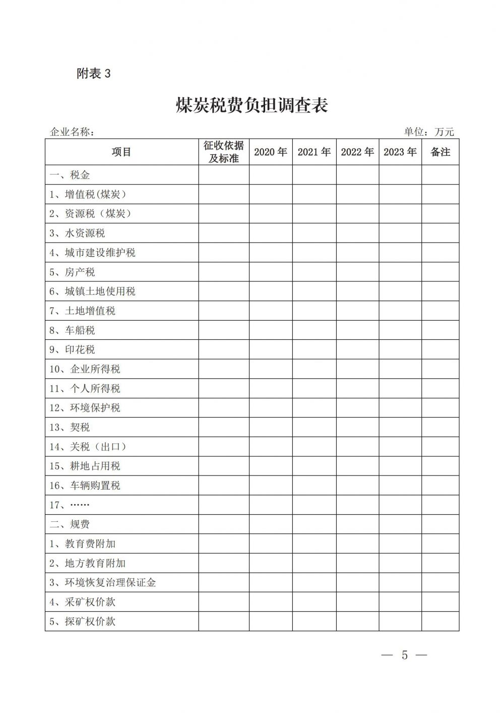 关于开展煤炭企业经营指标和税费负担调查的通知_04.jpg